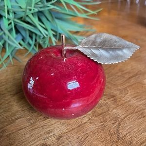 Italian Ducceschi alabaster 🍎 paperweight